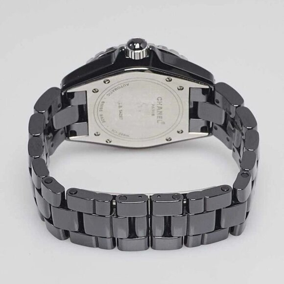Chanel Black J12 Ceramic and Diamond 38mm Automatic Watch H1759 - Picture 3 of 6